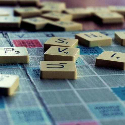Une partie de Scrabble